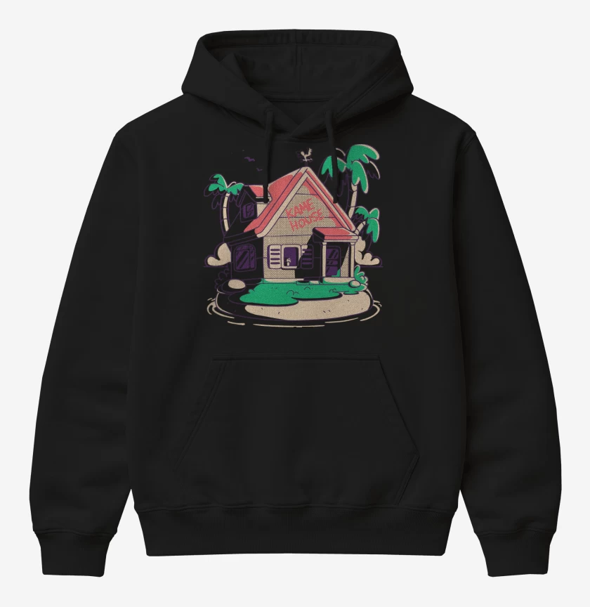 Poleron Canguro básico Negro de Kame House