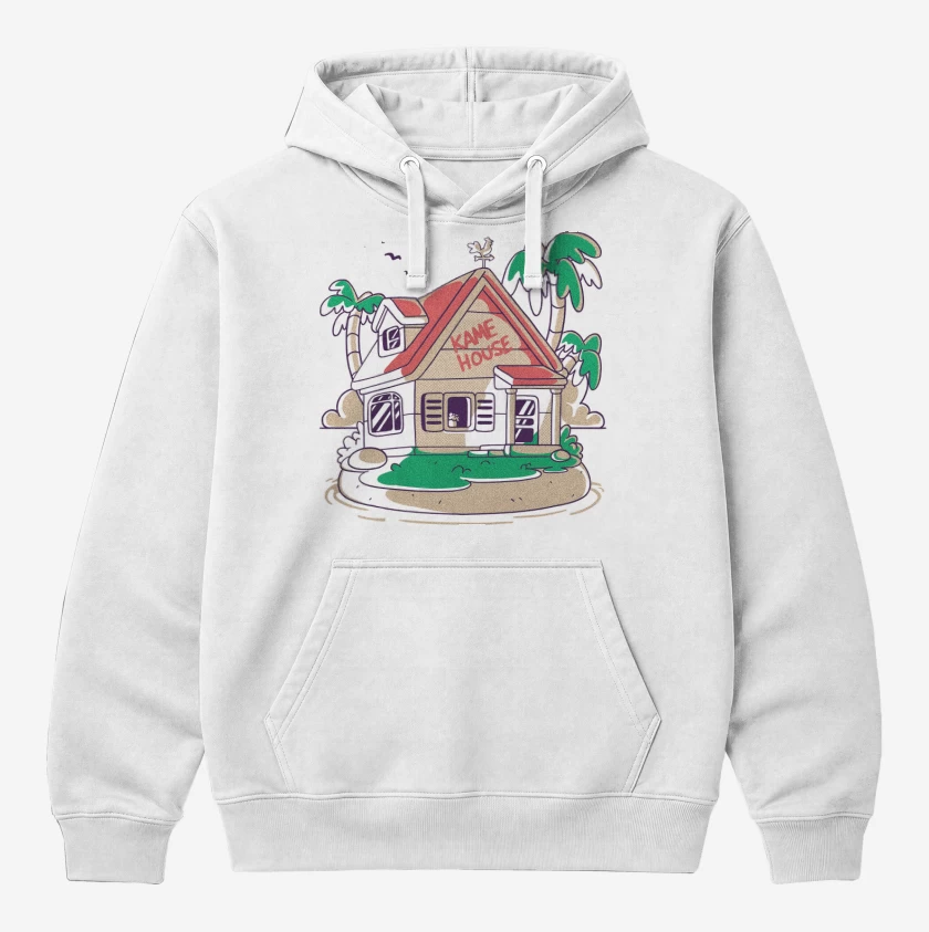 Polerón Canguro Blanco de Kame House