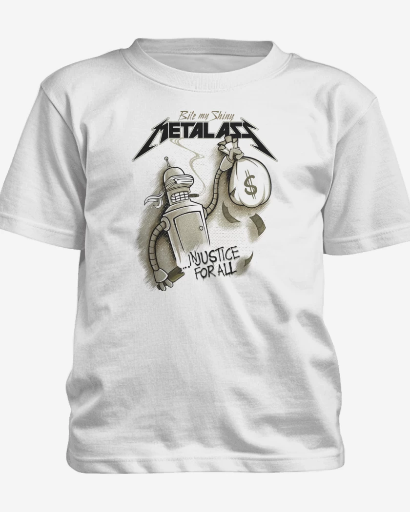 Polera de niño Blanco de Injustice For All
