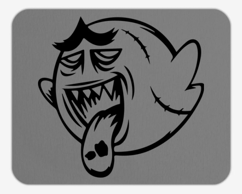 Mousepad Boo Zombie