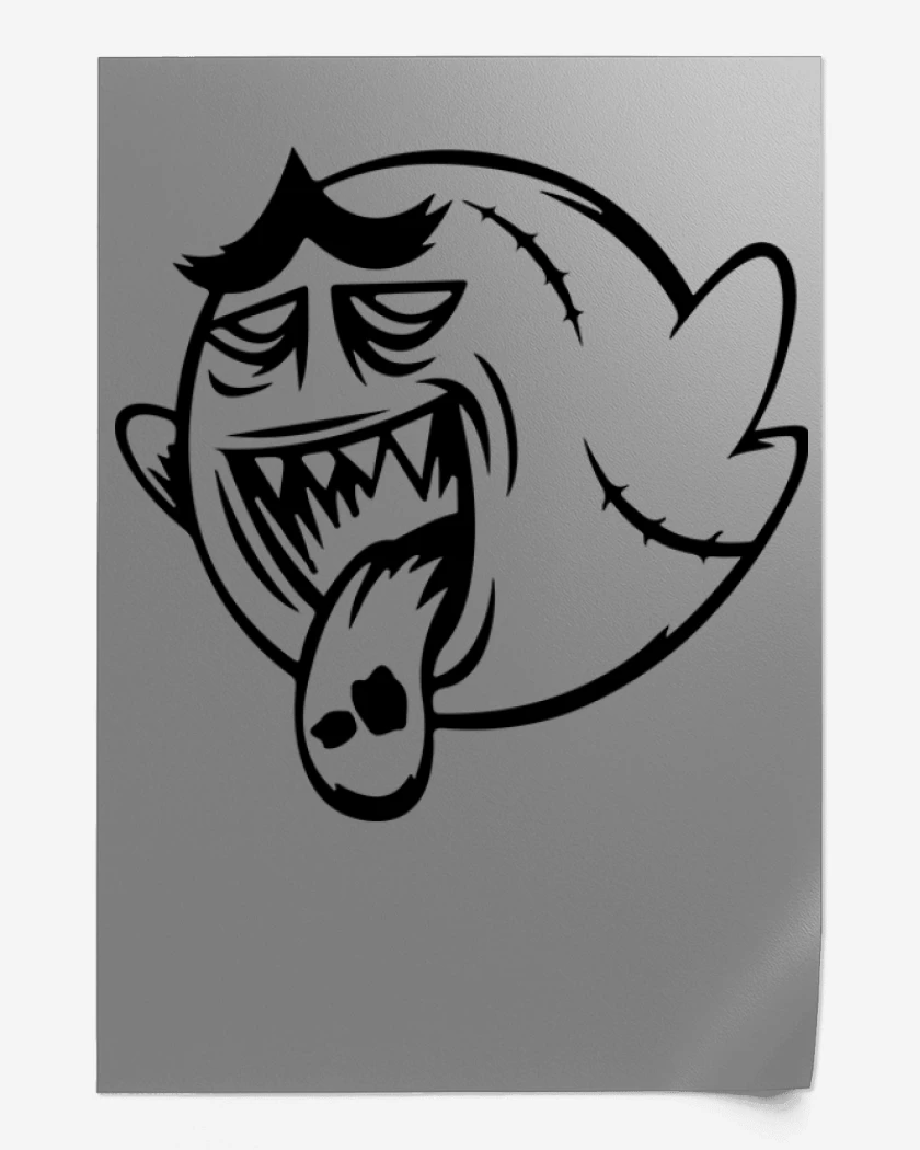 Print Boo Zombie