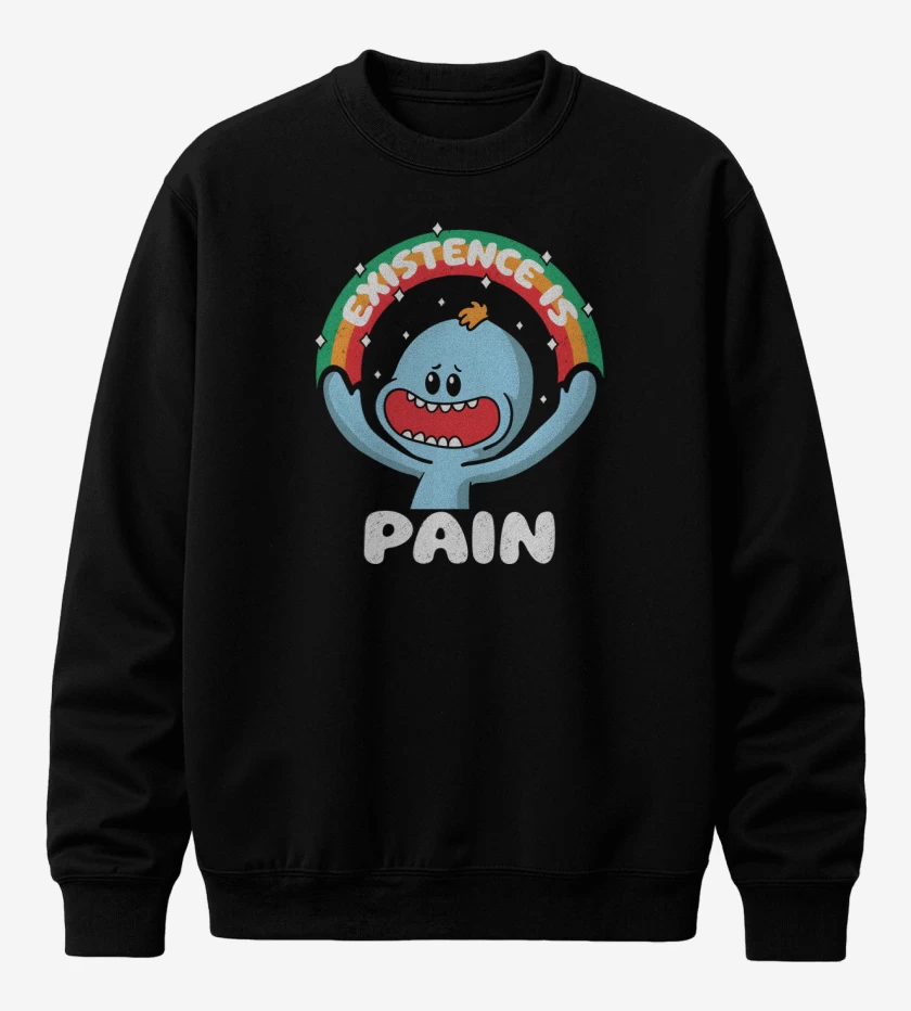 Poleron polo Negro de Existence is Pain 