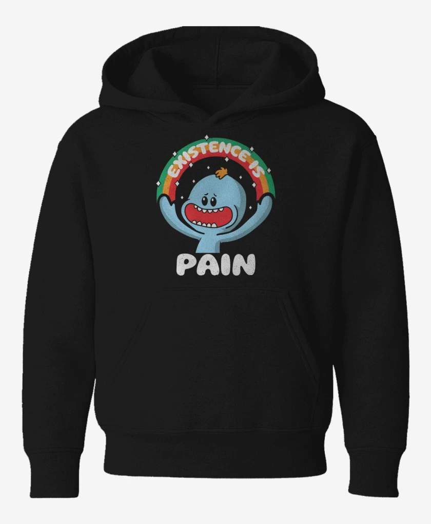 Poleron de niño Negro de Existence is Pain 