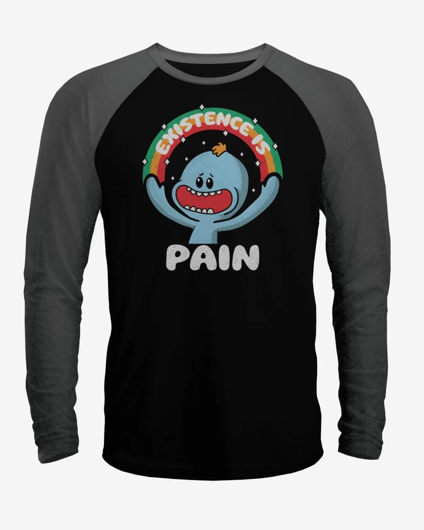 Polera Raglan Existence is Pain 