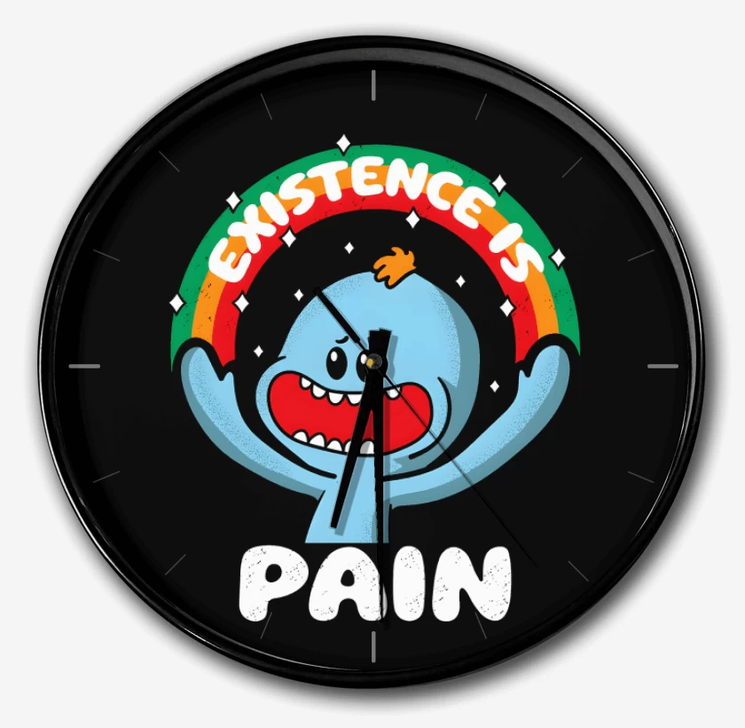 Reloj Negro de Existence is Pain 