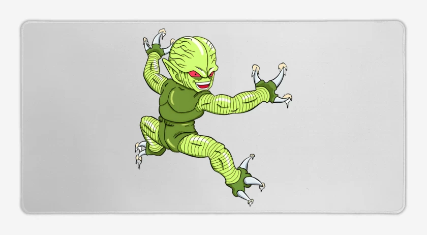 Mouse pad Gamer Blanco de Saibaman Explosivo