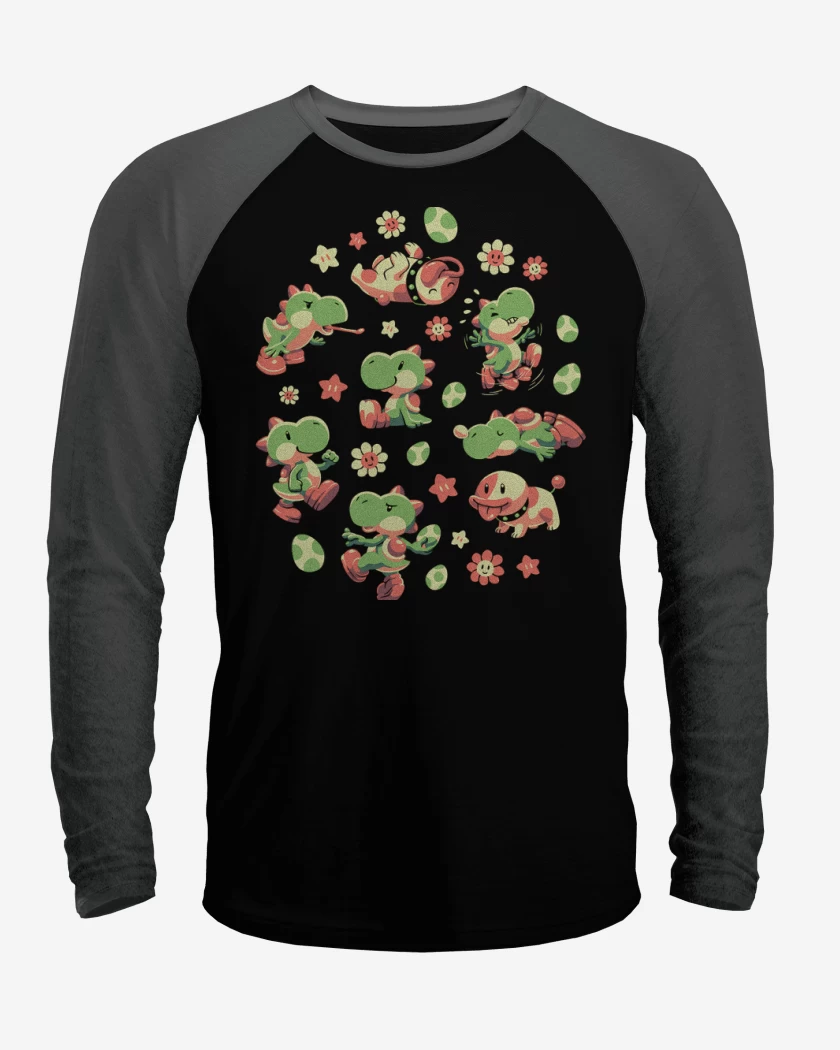 Polera Raglan Las Aventuras de Yoshi