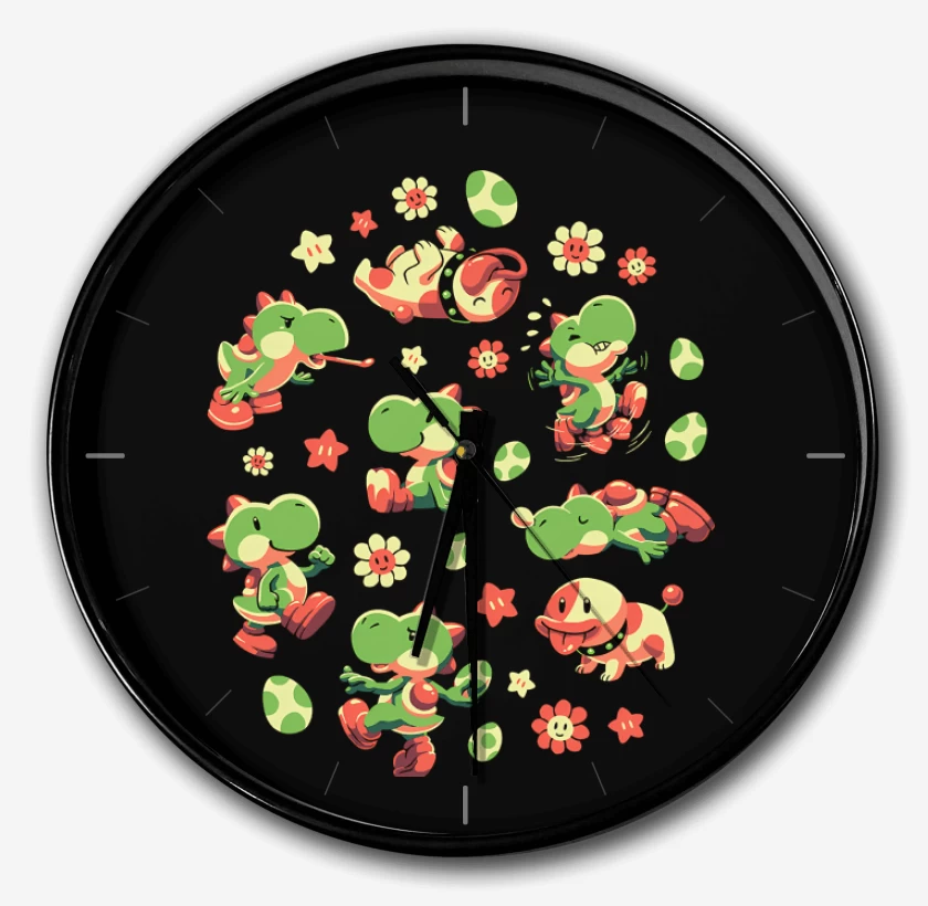 Reloj Negro de Las Aventuras de Yoshi