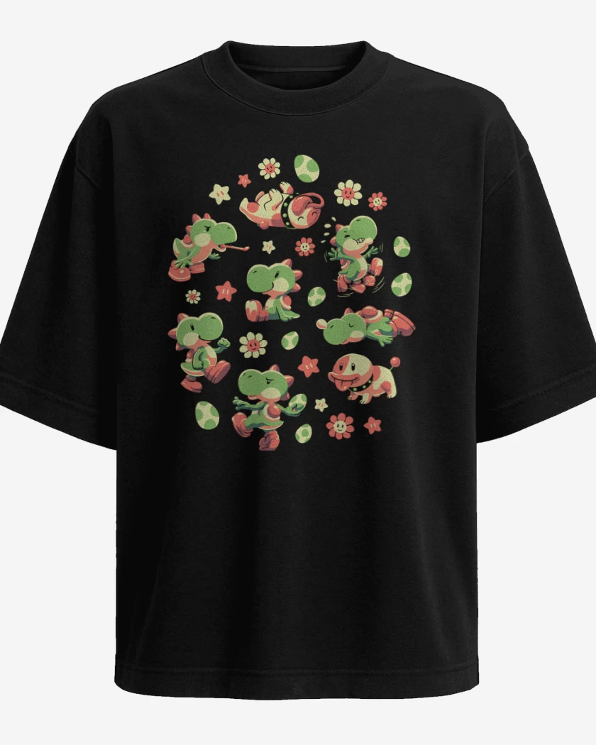 Polera Oversize Las Aventuras de Yoshi