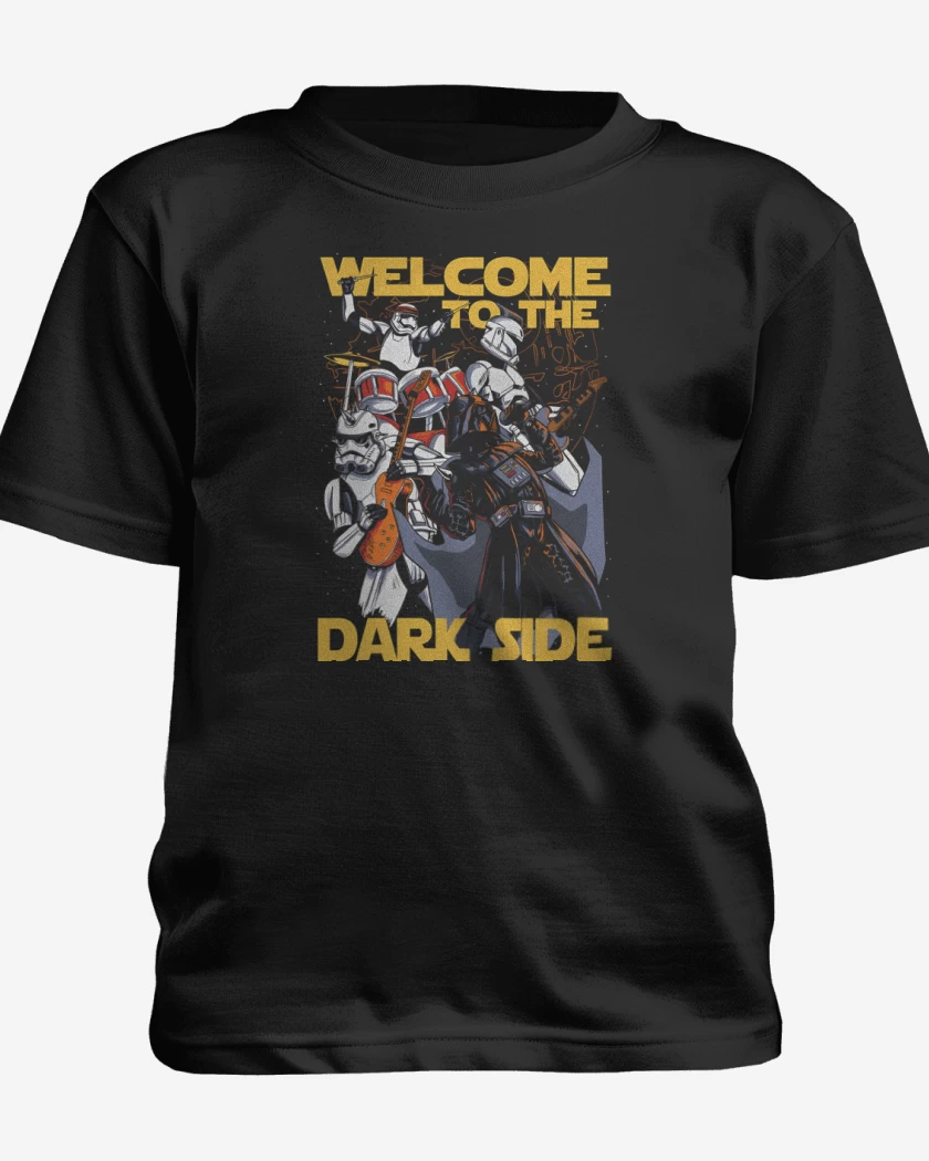 Polera de niño Negro de Welcome to the Dark Side