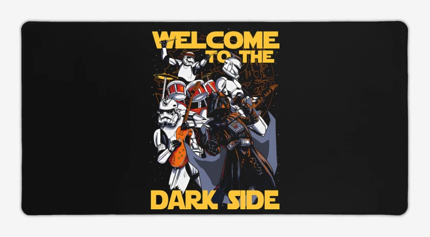 Mouse pad Gamer Negro de Welcome to the Dark Side