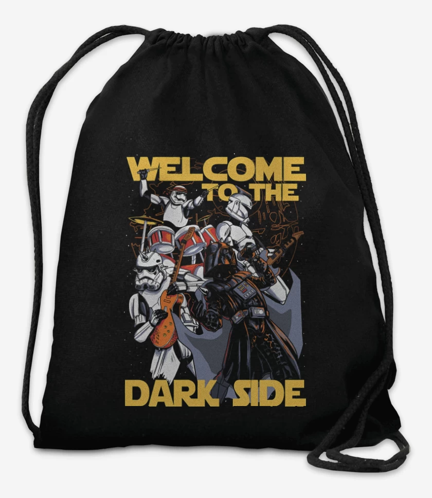 Mochila Negro de Welcome to the Dark Side