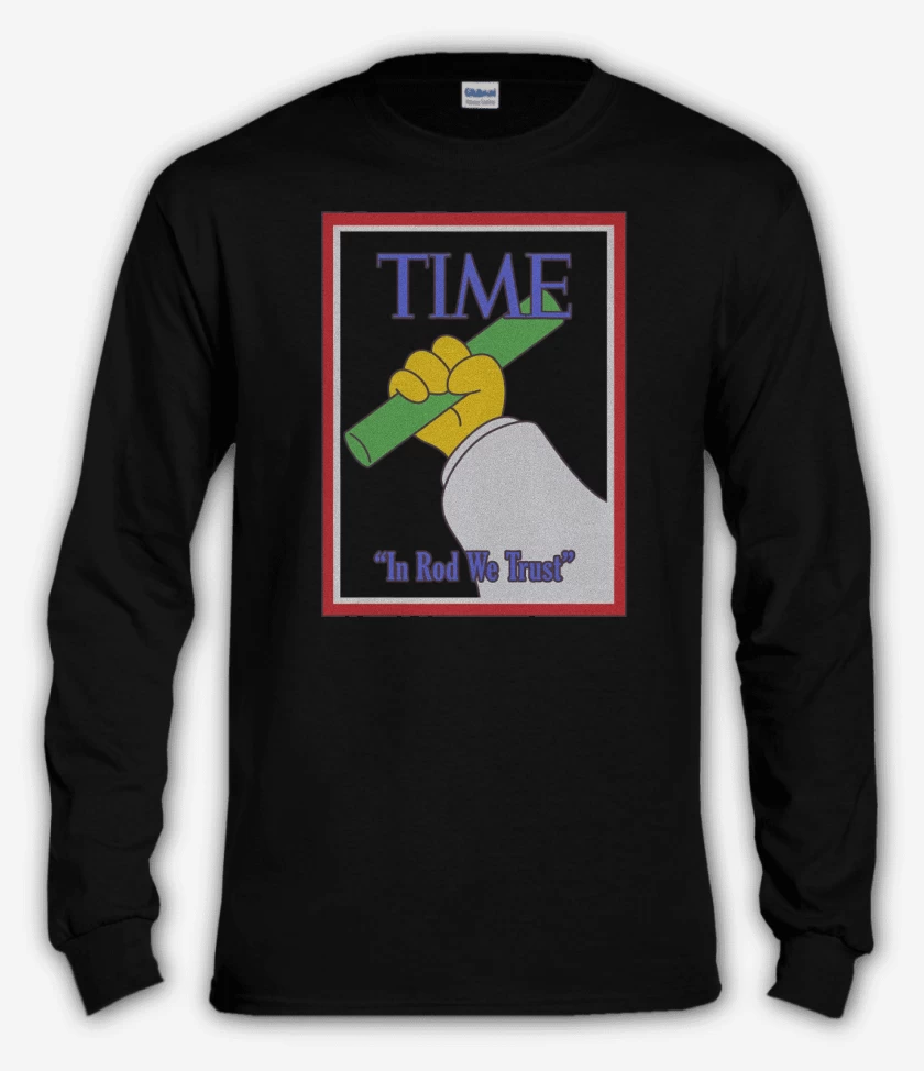 Polera manga larga In Rod We Trust