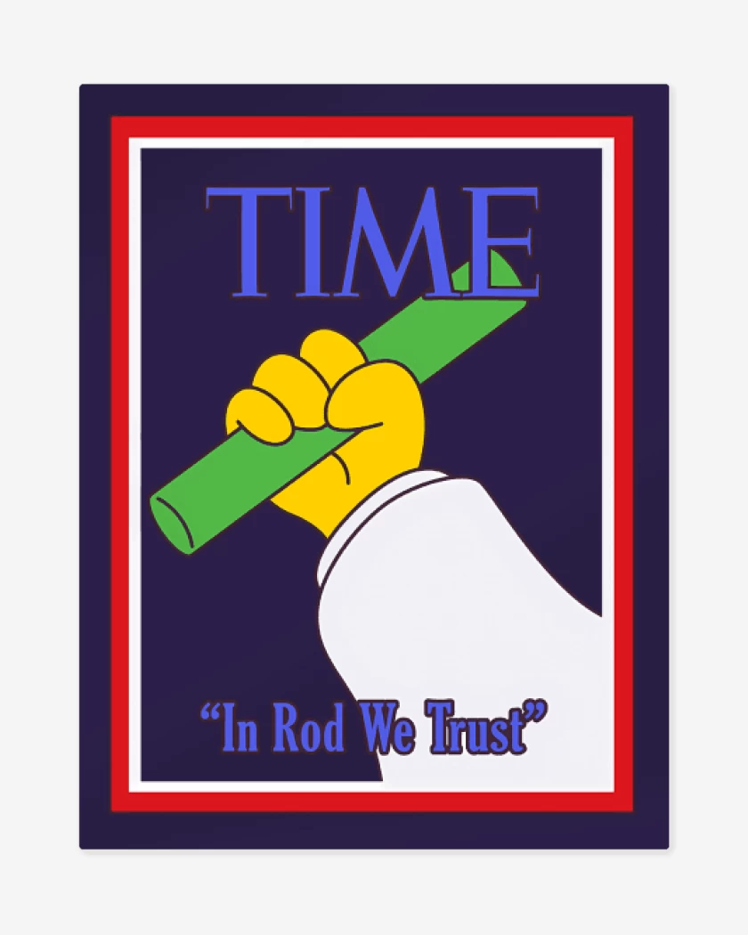 Print metalico Morado de In Rod We Trust