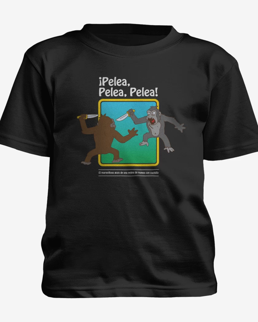 Polera de niño Negro de Pelea Pelea Pelea