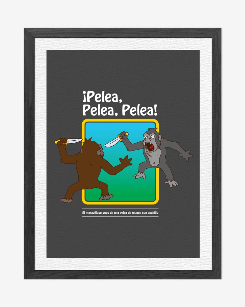 Cuadro decorativo Pelea Pelea Pelea