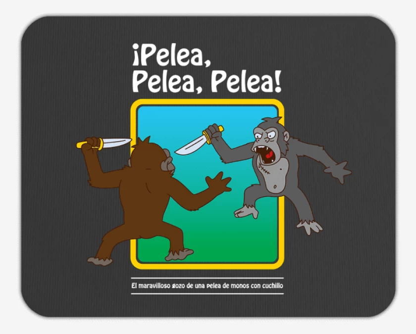 Mousepad Pelea Pelea Pelea