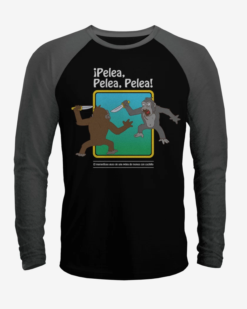 Polera Raglan Pelea Pelea Pelea