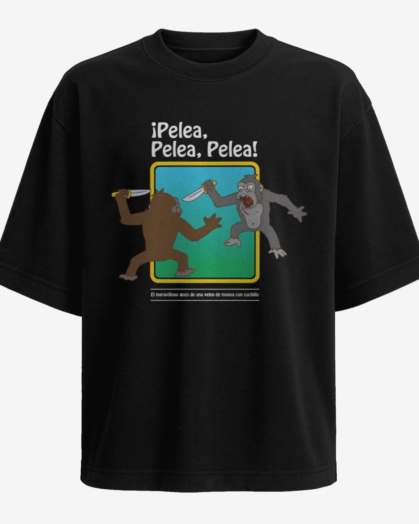 Polera Oversize Pelea Pelea Pelea