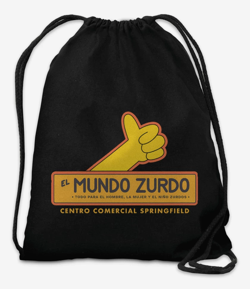 Mochila Negro de Mundo Zurdo
