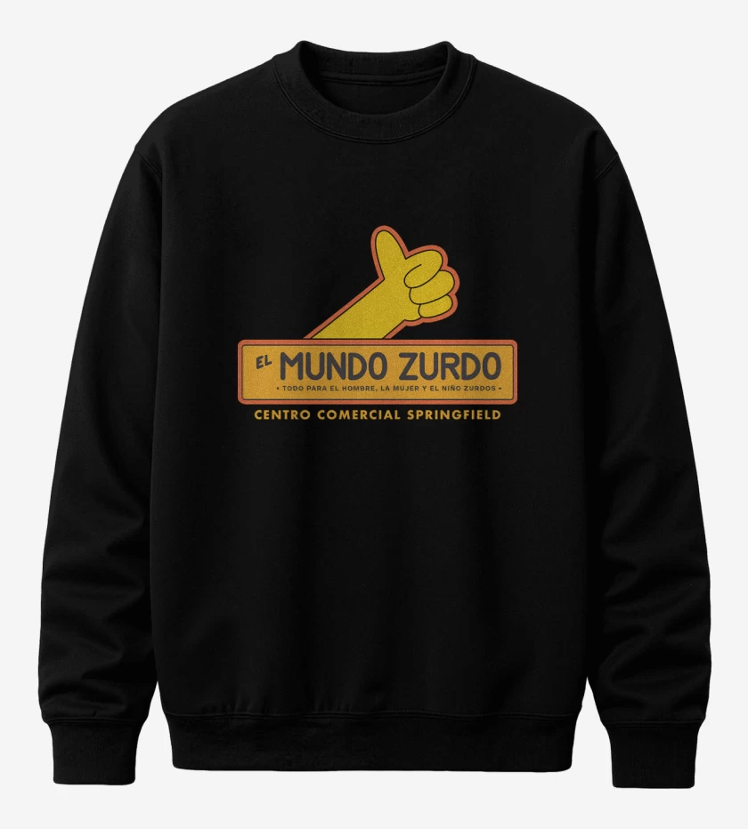 Poleron polo Negro de Mundo Zurdo