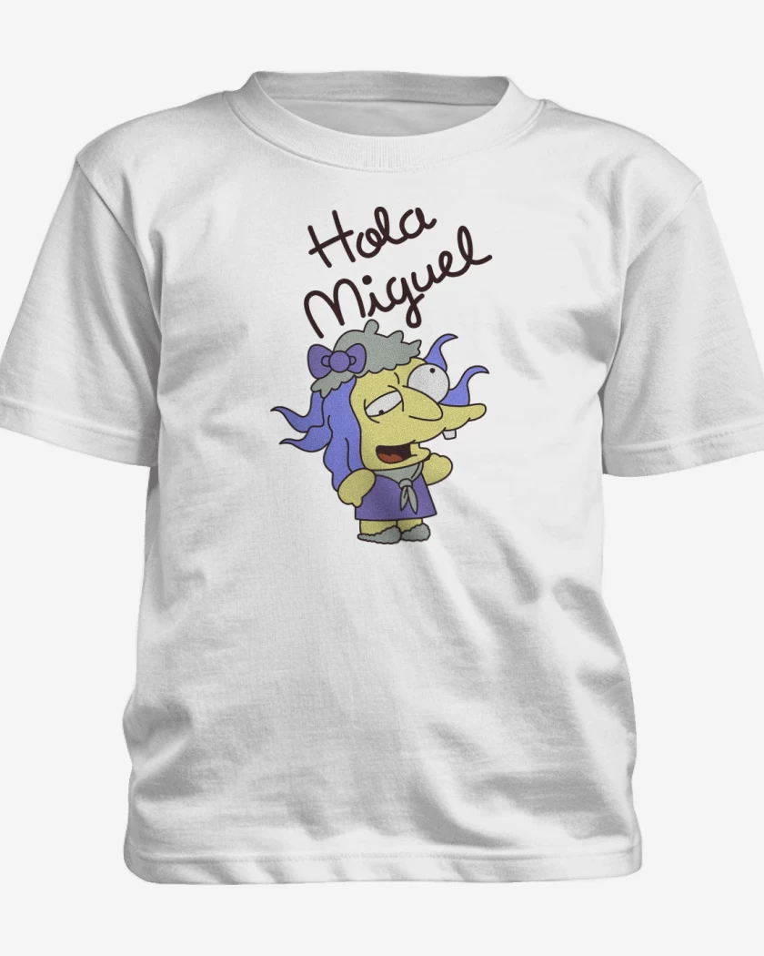 Polera de niño Blanco de Hola Miguel