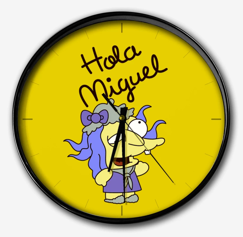 Reloj Hola Miguel