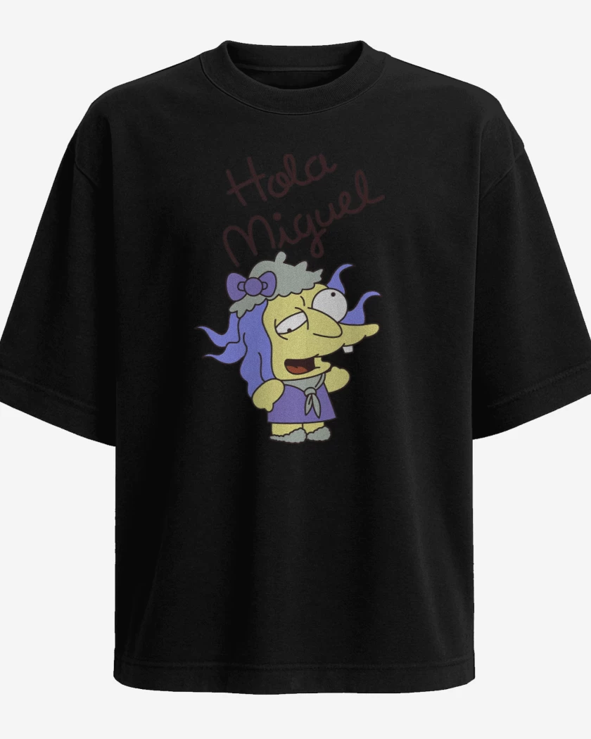 Polera Oversize Hola Miguel