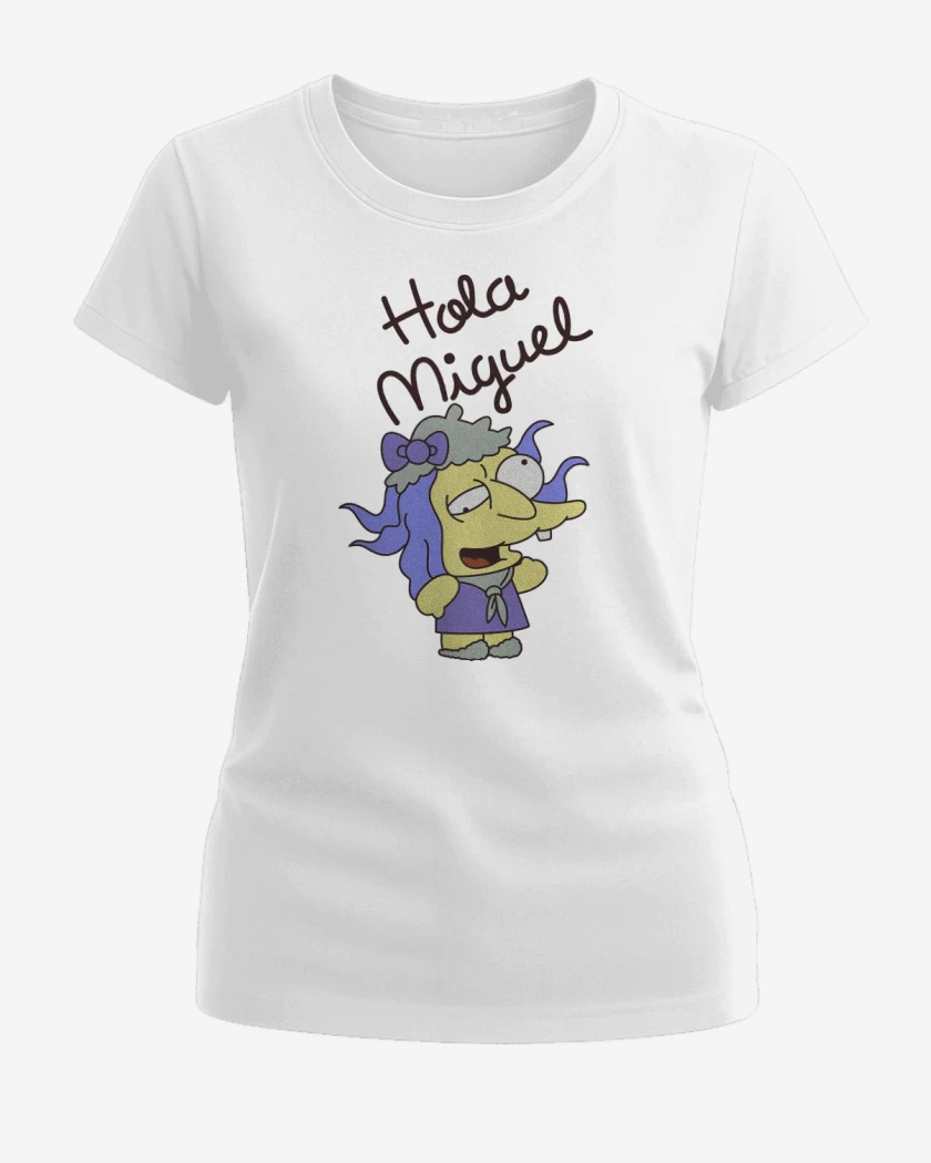 Polera de Mujer Blanco de Hola Miguel