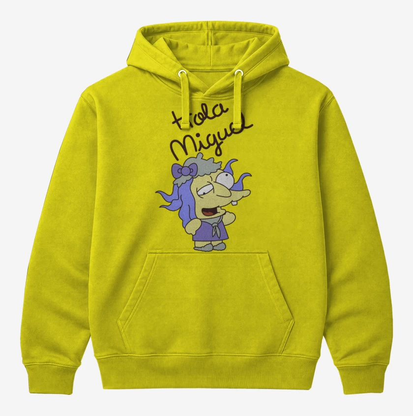 Polerón Canguro Amarillo de Hola Miguel