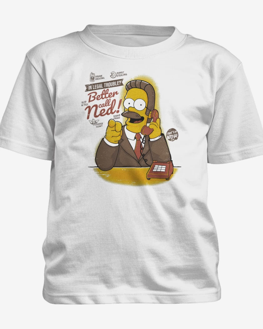 Polera de niño Blanco de Better Call Ned