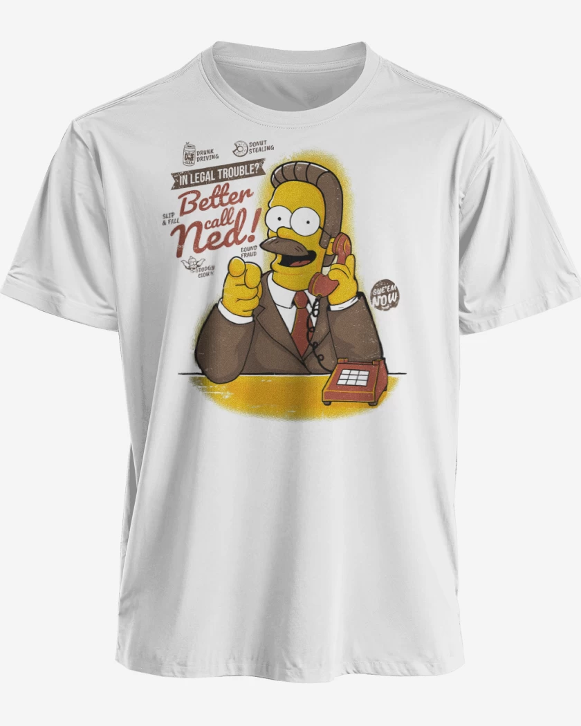 Polera premium Blanco de Better Call Ned