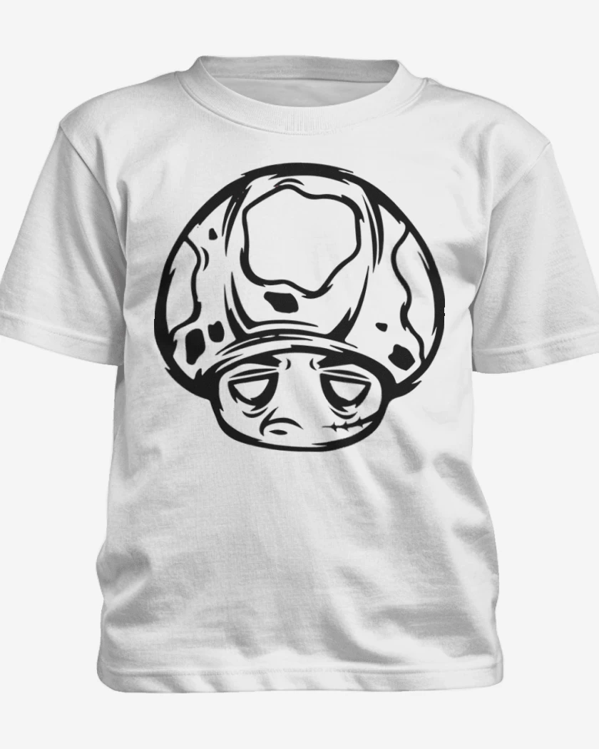 Polera de niño Blanco de Toad Zombie