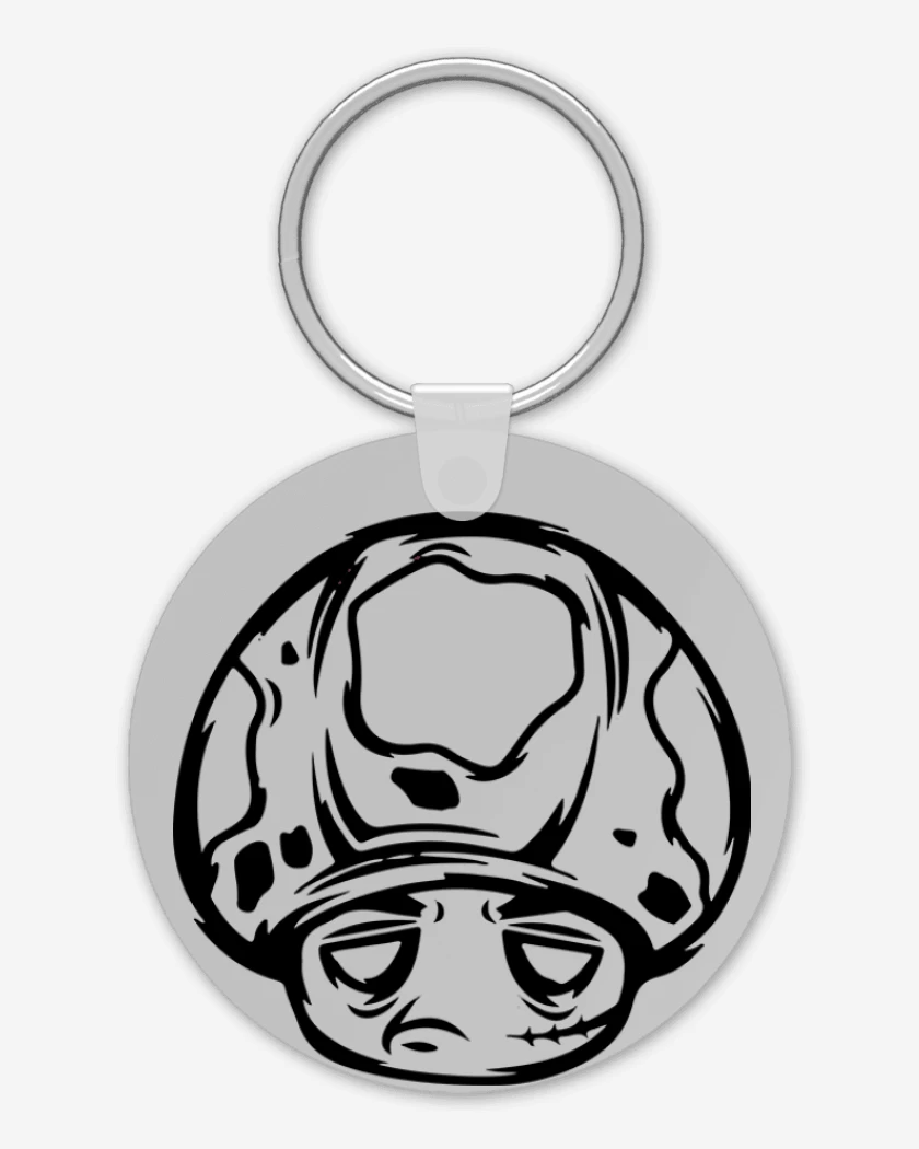 Llavero Gris Melange de Toad Zombie
