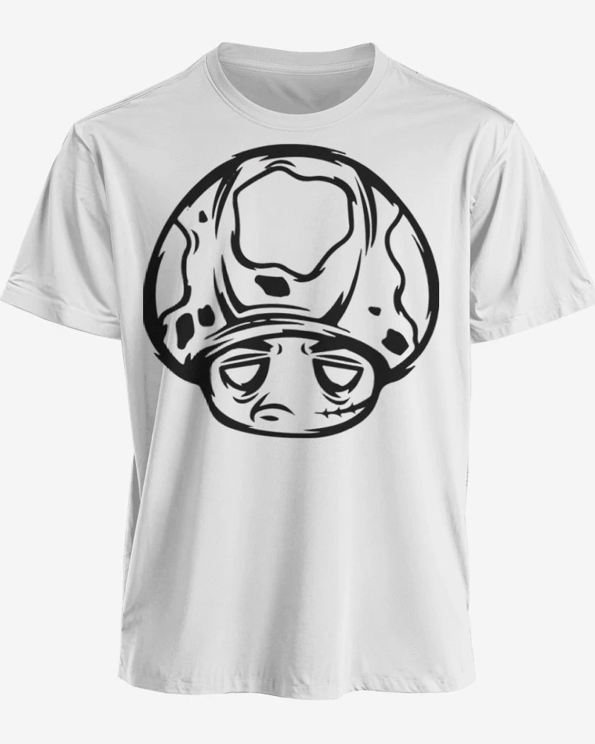 Polera premium Blanco de Toad Zombie