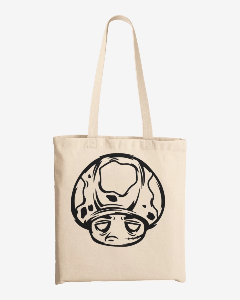 Totebag Blanco de Toad Zombie