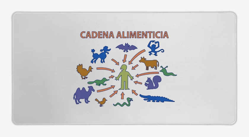 Mouse pad Gamer Cadena Alimenticia