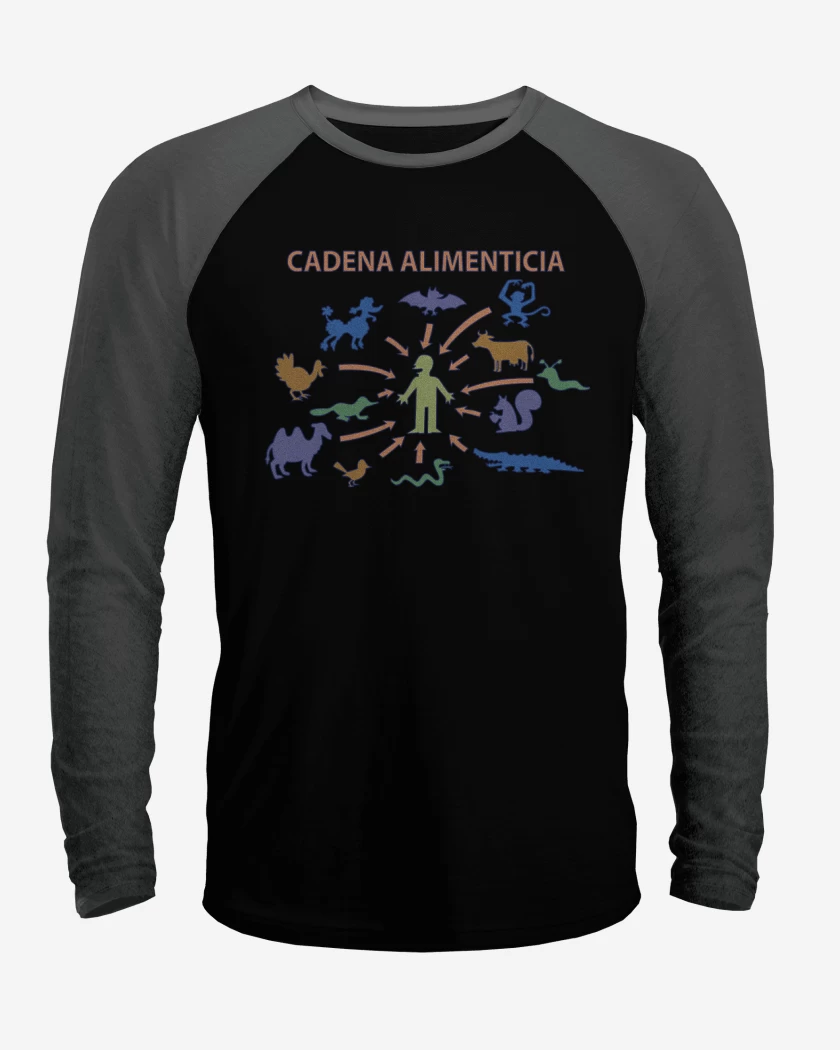 Polera Raglan Cadena Alimenticia