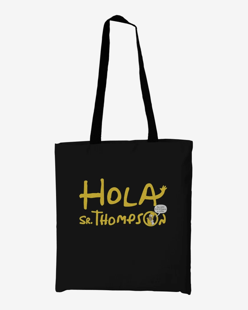Totebag Negro de Señor Thompson 