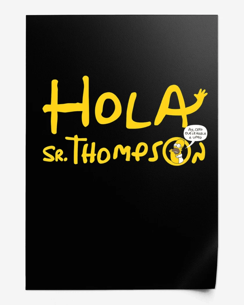 Print Señor Thompson 