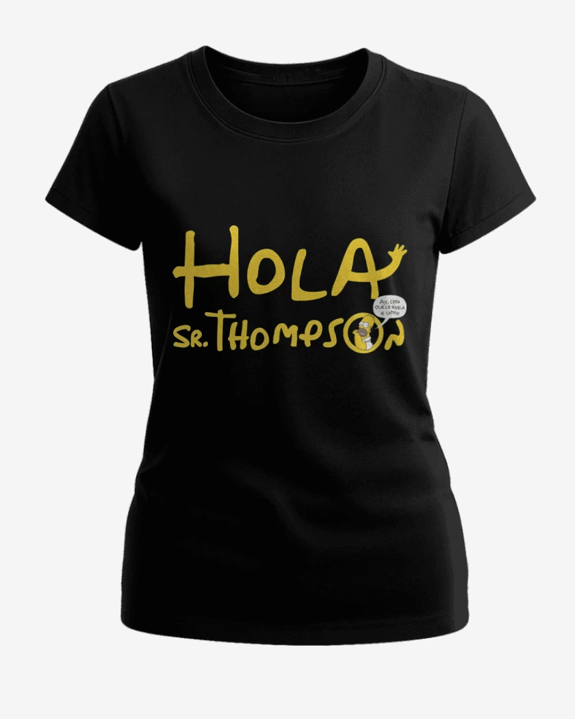 Polera de Mujer Negro de Señor Thompson 