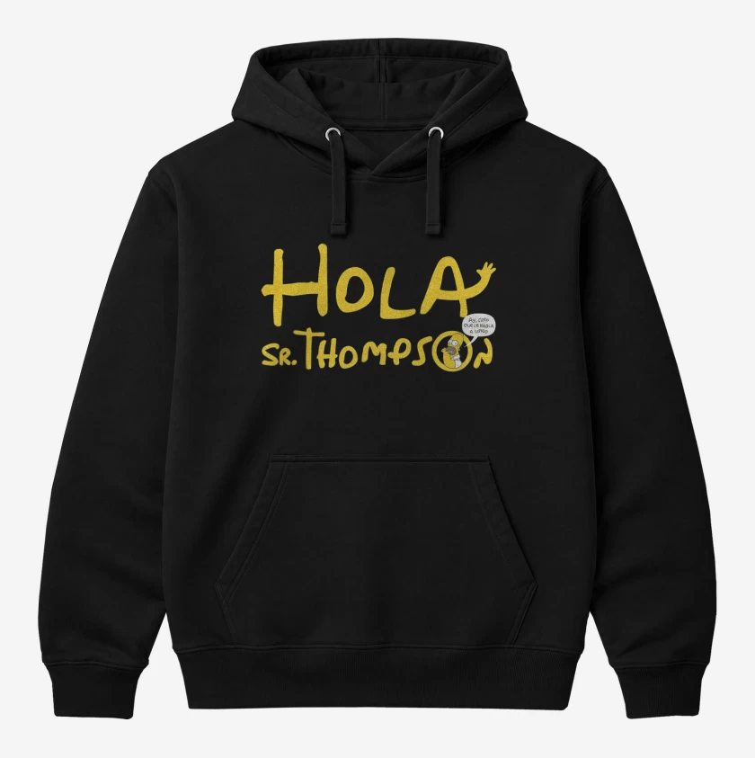 Polerón Canguro Negro de Señor Thompson 