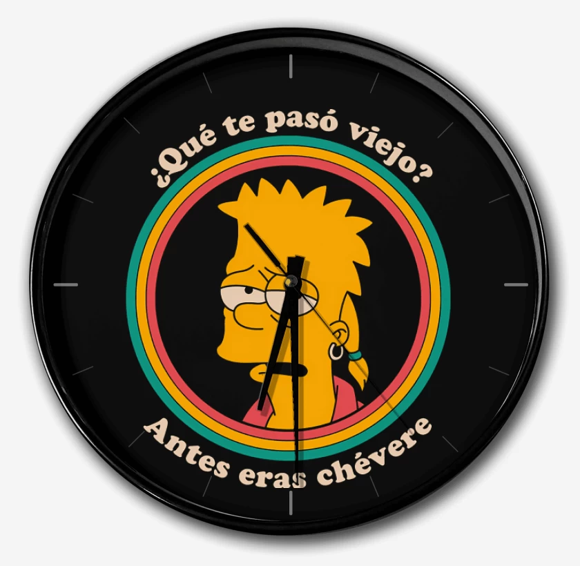 Reloj Antes eras Chévere