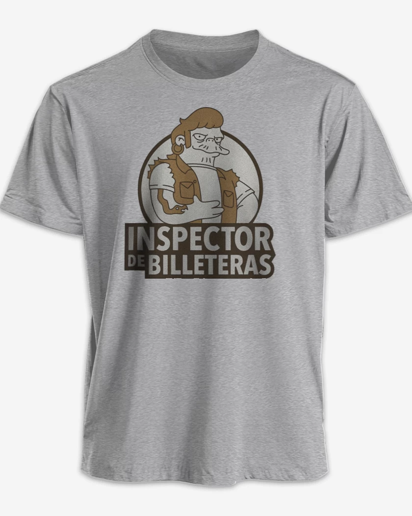 Polera Inspector de Billeteras