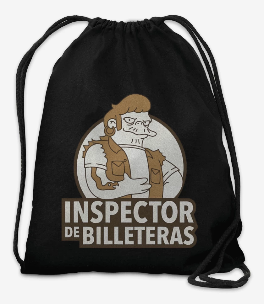 Mochila Negro de Inspector de Billeteras