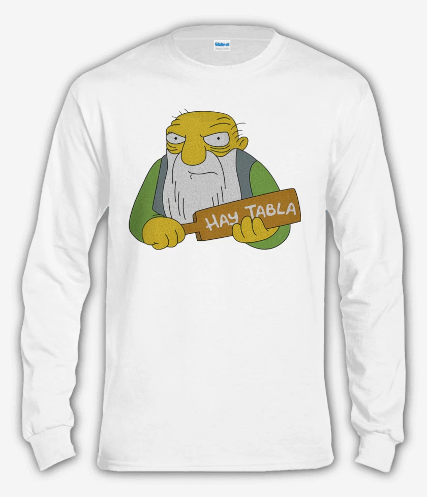 Polera manga larga Blanco de Hay Tabla