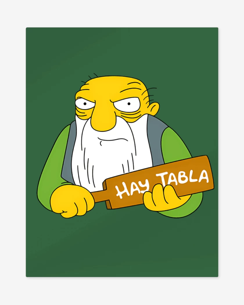 Print metalico Verde jade de Hay Tabla