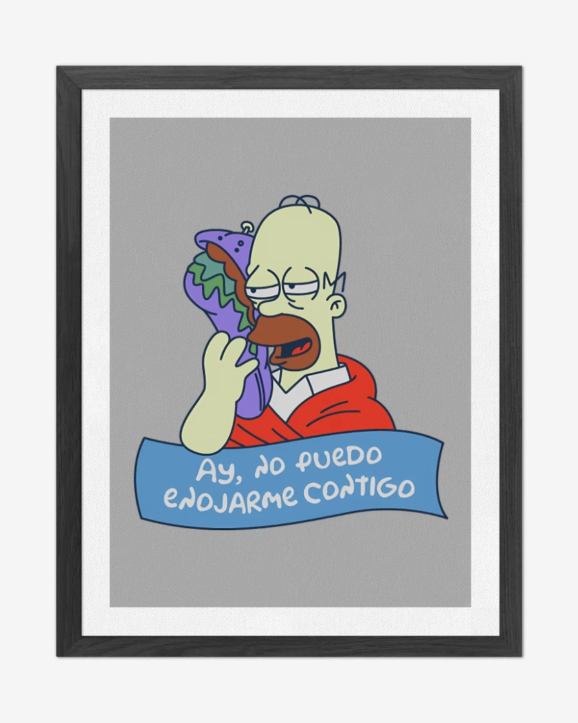Cuadro decorativo Gris Melange de No Puedo Enojarme Contigo