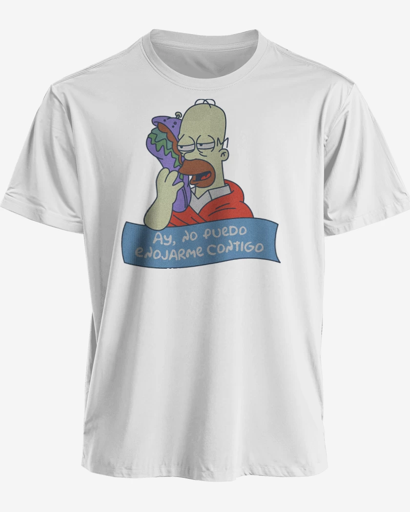 Polera premium Blanco de No Puedo Enojarme Contigo