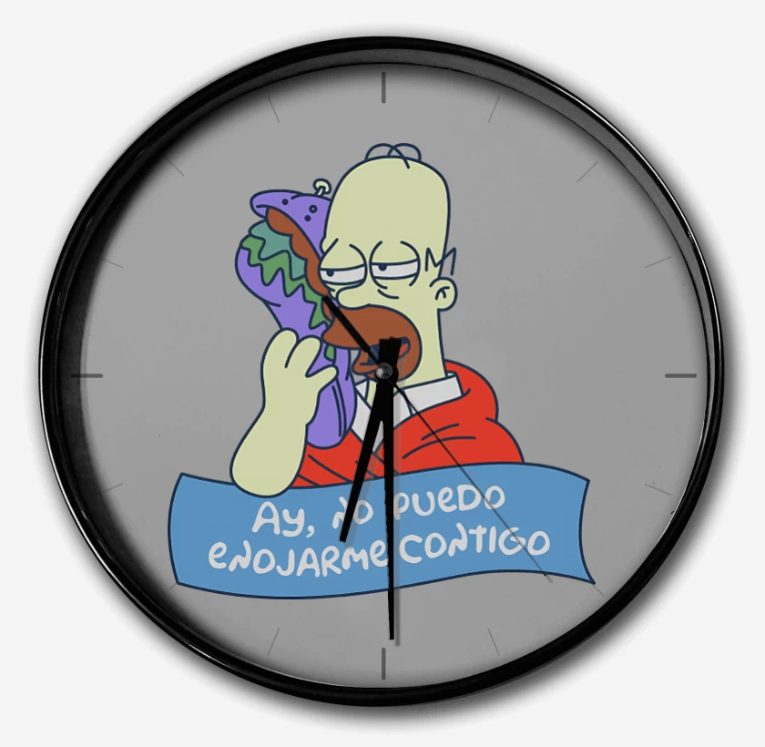 Reloj Gris Melange de No Puedo Enojarme Contigo